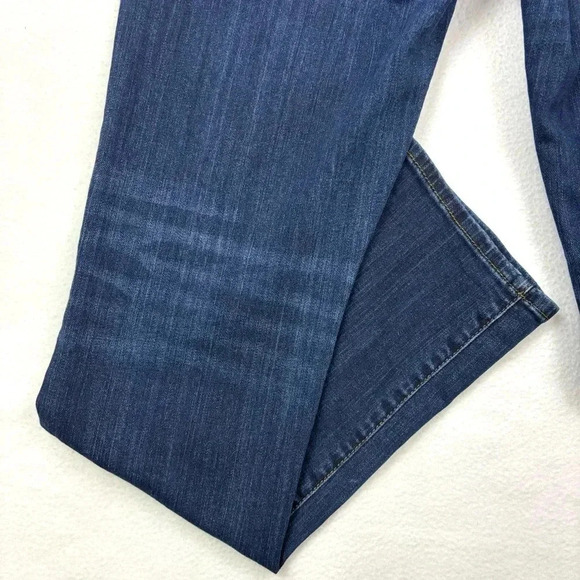 Kut from the Kloth Catherine Boyfriend Distress Med Wash Ankle Jeans Size 8 - Picture 10 of 16